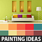 50 Beautiful Wall Painting Ideas and Designs for Living room Bedroom Kitchen : Wall Paint Color ideas: How often do we wake up to boring and dull colors in our home and wish for a change of color on the walls? You can bring more colour to  your home with 