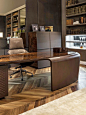 Bentley Home - President Royce desk and Elle armchair www.luxurylivinggroup.com #Bentley #LuxuryLivingGroup: 
