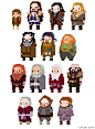 Hobbit Pixels Created by azidraws || Twitter: 