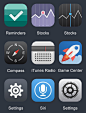 IOS7图标重新设计Flat reDesign icons #采集大赛# #界面#