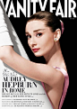 美国版《Vanity Fair》（名利场）2013年5月号封面，奥黛丽赫本，设计总监Chris Dixon..