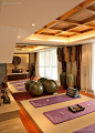 东南亚风格设计别墅室内健身房图片
