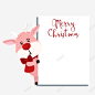 创意圣诞驯鹿装饰纸板矢量图 免费下载 页面网页 平面电商 创意素材
