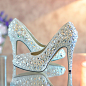 水晶婚鞋