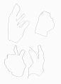 #人体 手の組み合わせ - 画画的konomi的插画