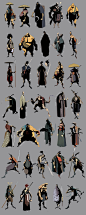 Samurai Concepts and other Characters 武士