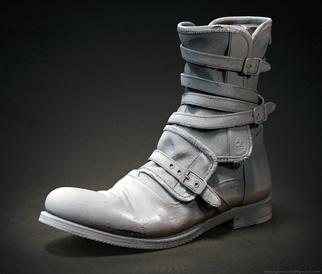 Leather Shoe sculpt,...