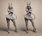 Devil Girl, Julien PARIS : Based on a concept by Deni Dimochka
https://www.artstation.com/artwork/YyvvK