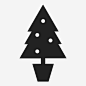 圣诞树漂亮植物图标_88ICON https://88icon.com 圣诞树 漂亮 植物 松树 装饰品 新年 假日 节日 装饰 树装饰 树木