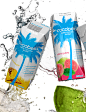 3D Coconut Water Packaging - Advertising & Web Imagery : 3D and creative retouching for beverage website.