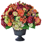 Mixed Conservatory Planter Flower Arrangement traditional-artificial-flowers-plants-and-trees