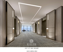 卓生ㅤ采集到· Hotel elevator hall︱酒店电梯厅