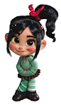 Cute 3D Girl Cartoon Character.