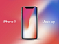 Free iPhone X PSD mockup