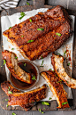 Kick your BBQ skills up a notch with OVEN BAKED RIBS! These dry rubbed ribs are one of our favorite easy dinner, SO MUCH FLAVOR!