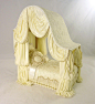 Dollhouse Miniature IGMA Artisan Beautiful Canopy Bishop's Bed, Signed