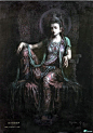 中国佛教艺术家 曾浩《敦煌》 系列油画（无水印，右键自取）