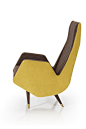 Carmela by Carmen Barasona for ECUS. A collection inspired by public transport seats from the 60’s