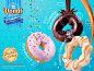 甜甜圈 甜品小吃 可口点心 美食海报设计AI