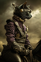 tukaka012_A_green_cat_wearing_purple_knightly_attire_riding_a_h_2725fea1-9cad-4505-899f-a7a1b8efb42d