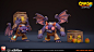 Enemies - Bats, GFactory Studio : GFactory has had the great privilege of working on "Crash Bandicoot 4: It's About Time" since the very beginning of the project, and creating some of the main characters (Neo Cortex, Coco and Tawna) and a loooot