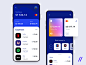 Mobile Banking & Finance App freebie free apple pay netflix credit card payment income finance banking purrweb ios mobile app design ui ux figma
