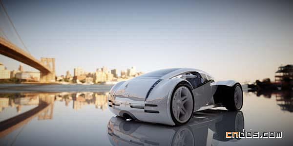 Lexus 创意汽车渲染效果 - 中国工...