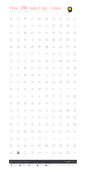 200枚线性图标，AI源文件下载