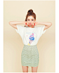 스윗 소프트콘 top by 츄(chuu) : 아이스크림 스팽글 장식이귀욤귀욤한 티셔츠랍니다♡