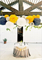 this array of lanterns and poufs is such an easy way to jazz up a space.