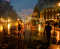 Eduard Gordeev：宛若油画的雨中城市