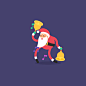 James Curran : Merry Christmas! Last year I made a festive pack of animated stickers for WeChat. There’s a small sample here and you can check out a few more at instagram.com/slimjimstudios/