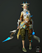 Elf., Lee hwaseok : Hi, This is a 3D character modeling. 
This character was created by looking at Kim Tae-june's characters.
I hope you enjoy it, Thanks.
Below is a link to the original.
https://www.artstation.com/artwork/KJB4W