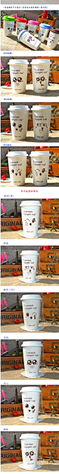 星巴克杯子双层陶瓷马克杯水杯咖啡杯创意情侣杯广告杯logo定做-淘宝网
