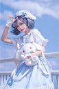 【Doll Paradise】L760原创lolita波波兔海军风上衣+sk半裙-收藏-淘宝网