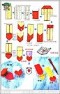 心的折法大全，心形折纸大全