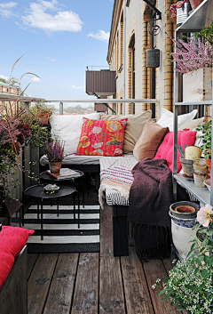 岸沙枫采集到室内设计-阳台小院