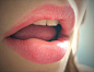 西西瓜; 性感的嘴唇-大图-Q友乐园
