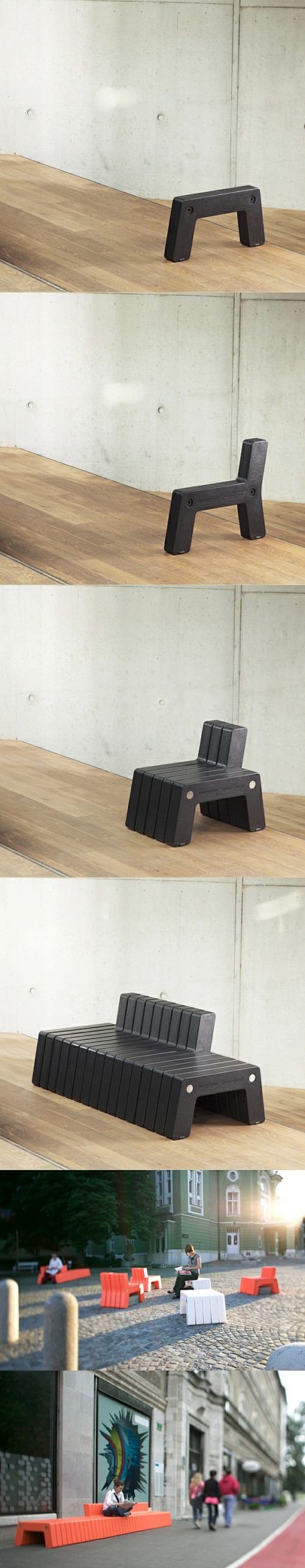 采用模块化设计的卢布尔雅那椅子