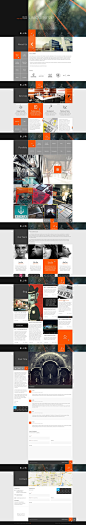 BLURI Single Page web design