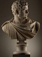 Joseph Claus (1718- 1788)  Emperor Caracalla  bust