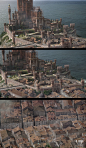 Kings Landing Game of Thrones - Season 4, Sven Sauer : Mattepainting of King´s Landing - Season 4.
A full making of this shot (Mackevision):
https://vimeo.com/100095868

Credits:

All rights by HBO
VFX-Company: Mackevision
Artists: Sven Sauer / Benjamin H