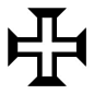 【十字架符号系列】葡萄牙基督骑士团十字（Order of Christ Cross）——基督十字骑士团是葡萄牙的“再征服”运动中建立的一支军事修会，他们的标志后来也成为葡萄牙的象征，在纵横七海的葡萄牙帆船船帆上都可以看到。如今也是葡萄牙空军的标志。