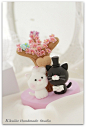 Lovely cat and kitty Wedding Cake Topper