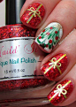 christmas nail art designs  #naildesigns #christmasnails #nailart
