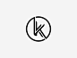 K Logo Mark Design