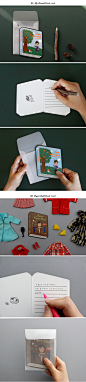 正品韩国oohlala创意贺卡BOOK CARD生日节日祝福祝贺礼物留言贺卡-淘宝网