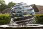 Copper Nebula IV rotating water sculpture. Photo credit: Giles Rayner