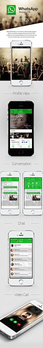 WhatsApp 再设计 - APP 欣赏