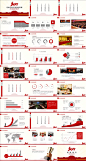 红色2015党政年终汇报总结PPT模板 - 演界网，中国首家演示设计交易平台